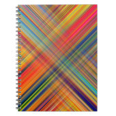 Colorful Kriss Kross Pattern Pset Notitieboek (Voorkant)