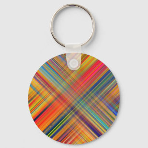 Colorful Kriss Kross Pattern Pset Sleutelhanger
