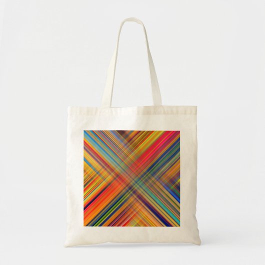 Colorful Kriss Kross Pattern Pset Tote Bag (Voorkant)