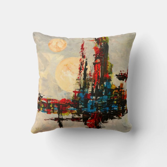 Colorful  kussen (Achterkant)