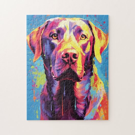 Colorful Labrador Legpuzzel (Verticaal)