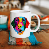 Colorful Labrador Retriever Dog Coffee Mok
