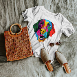 Colorful Labrador Retriever Dog T-shirt