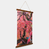 Colorful Laceleaf Japanese Maple Tree Hangend Wandkleed (Gebogen)
