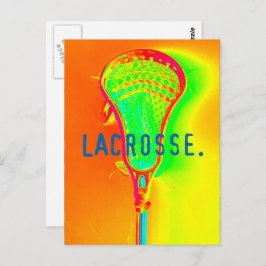 Colorful Lacrosse Stick Foto Art Briefkaart
