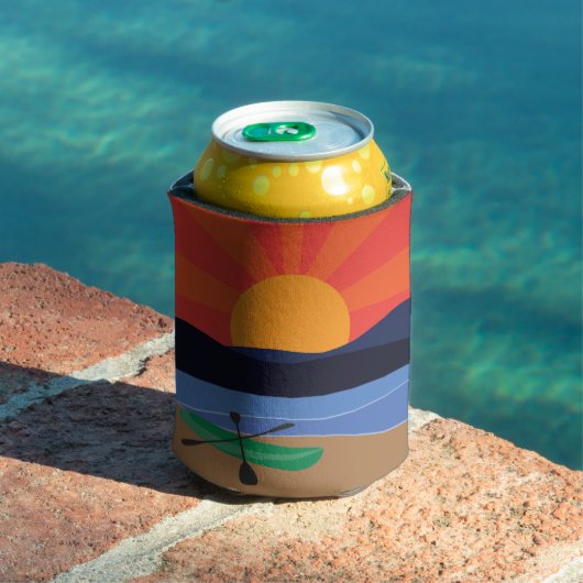 Colorful Lake Can Cooler (Insitu Zwembad)
