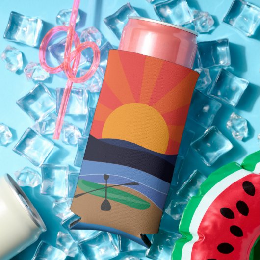 Colorful Lake Can Cooler for Seltzer (Insitu Zomer)