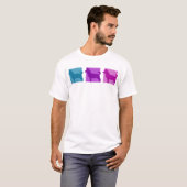 Colorful Lancashire Heeler Silhouettes T-shirt (Voorkant volledig)