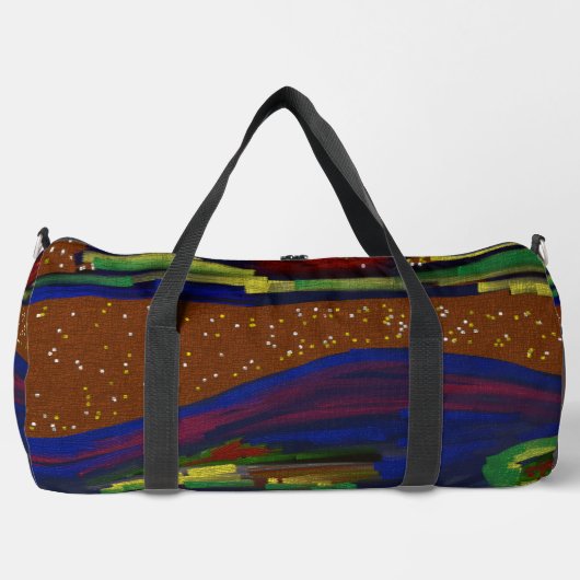 Colorful Landscape Duffel Bag Plunjezak (Voorkant)