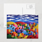 Colorful Landscape Post Card Briefkaart (Voorkant / Achterkant)