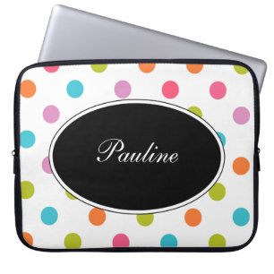 Colorful Laptop Monogram Sleeves