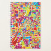 Colorful Las Vegas, Nevada Map Planner (Voorkant)