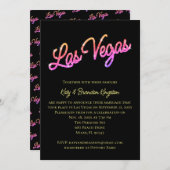 Colorful Las Vegas Sparkles Post Wedding Kaart (Voorkant / Achterkant)