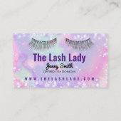Colorful Lash Tech Visitekaartje (Achterkant)