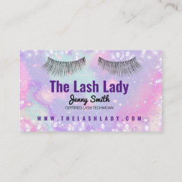 Colorful Lash Tech Visitekaartje