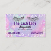 Colorful Lash Tech Visitekaartje (Voorkant)