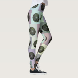 Colorful Lawn Bowls Block Art, Leggings