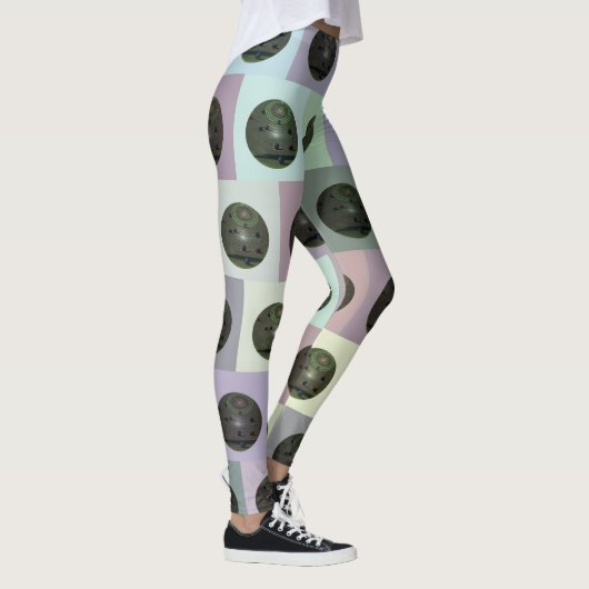 Colorful Lawn Bowls Block Art, Leggings (Rechts)