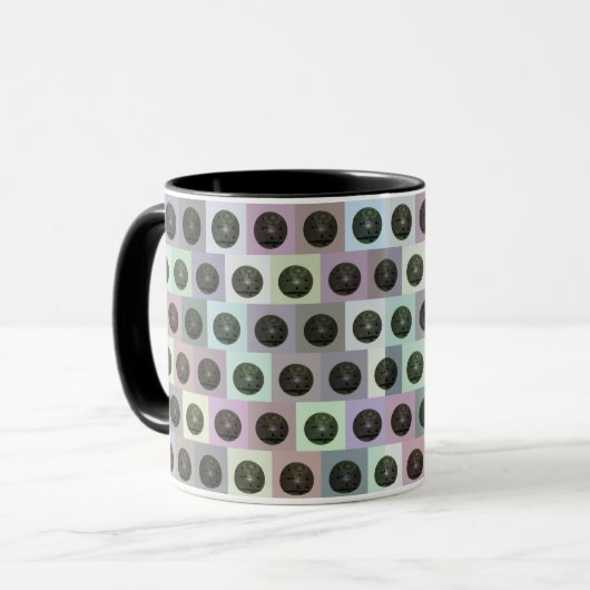 Colorful Lawn Bowls Pattern Mok (Voorkant links)