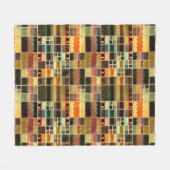 Colorful Leading Glass Pattern Fleece Blanket (Voorkant (Horizontaal))