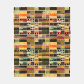 Colorful Leading Glass Pattern Fleece Blanket Deken (Voorkant)