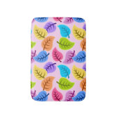 Colorful Leaf Pattern Badmat (Voorkant Verticaal)