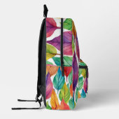 Colorful Leaf Pattern Bedrukte Rugzak (Links)