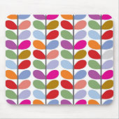 Colorful Leaf Pattern Muismat (Voorkant)