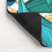 Colorful Leaf Pattern Muismat (Hoek)