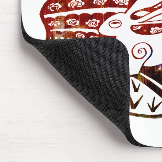 Colorful Leaping Hare Muismat (Hoek)