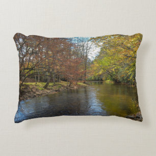 Colorful Leaves Herfst Reflections on Autumn Strea Accent Kussen