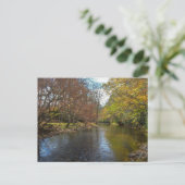 Colorful Leaves Herfst Reflections on Autumn Strea Briefkaart (Staand voorkant)