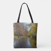 Colorful Leaves Herfst Reflections on Autumn Strea Tote Bag (Achterkant)