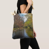 Colorful Leaves Herfst Reflections on Autumn Strea Tote Bag (Dichtbij)