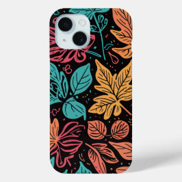 Colorful Leaves iPhone case