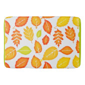 Colorful Leaves Pattern Badmat (Voorkant)