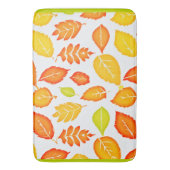 Colorful Leaves Pattern Badmat (Voorkant Verticaal)