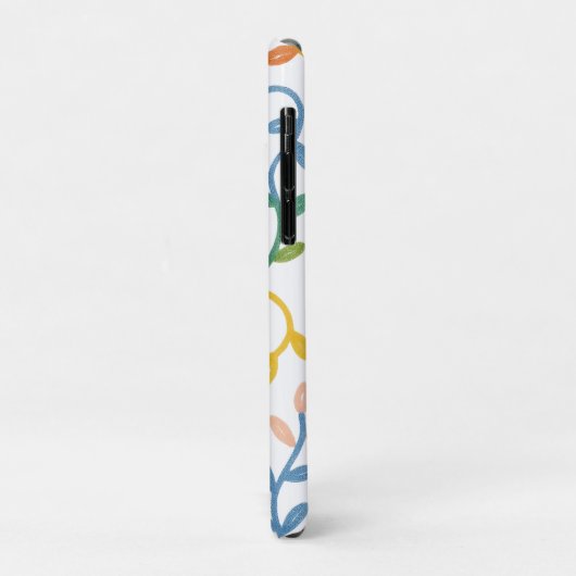 colorful leaves pattern Case-Mate iPhone case (Achterkant/links)