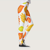 Colorful Leaves Pattern Leggings (Rechts)