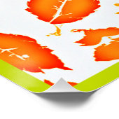 Colorful Leaves Pattern Perfect Poster (Hoek)