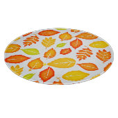 Colorful Leaves Pattern Snijplank (Hoek)