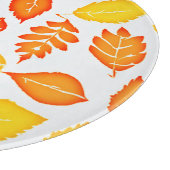 Colorful Leaves Pattern Snijplank (Hoek)