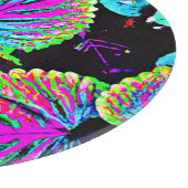 Colorful Leaves Pattern Snijplank (Hoek)