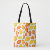 Colorful Leaves Pattern Tote Bag (Voorkant)