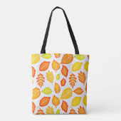 Colorful Leaves Pattern Tote Bag (Achterkant)