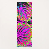 Colorful Leaves Pattern Yogamat (Voorkant)