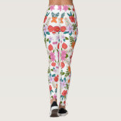 Colorful leggings featuring a vibrant floral  (Achterkant)