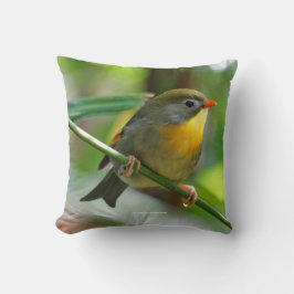 Colorful Leiothrix Pekin Robin Songbird Kussen