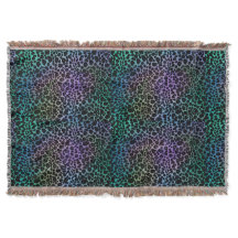 Colorful Leopard Animal Print Thans Blanket