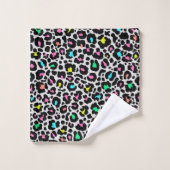 Colorful Leopard Pattern Bad Handdoek (Wasdoekje)